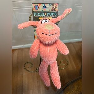 Bow Wow Pet - Pixel Pup -  Squeaky Dog Toy 10”